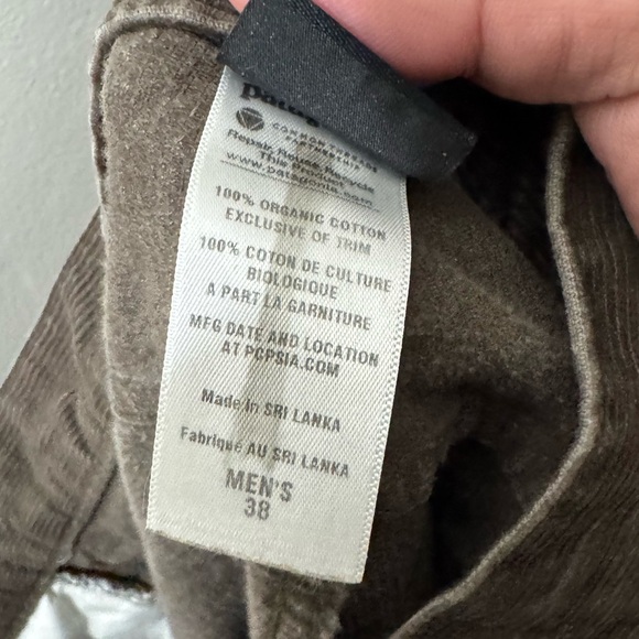 Patagonia Corduroy 38x30 Pants - Picture 3 of 7